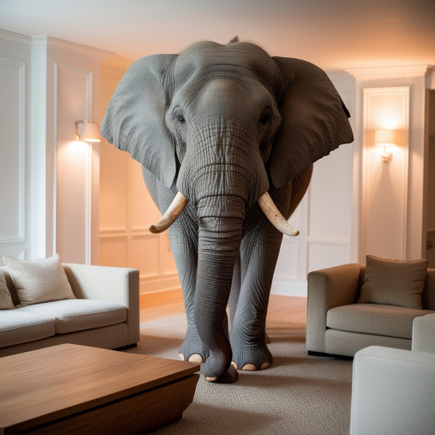 phoenix 09 a large gray elephant stands prominently in the cen 1